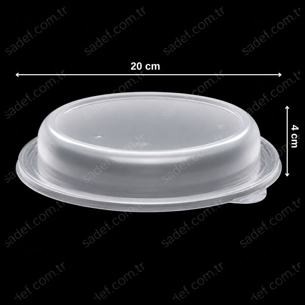 KAPAK EL371 Ø220 PP SICAK SERVİS VE SALATA 17 GR ELTRON ŞEFFAF 280 ADET