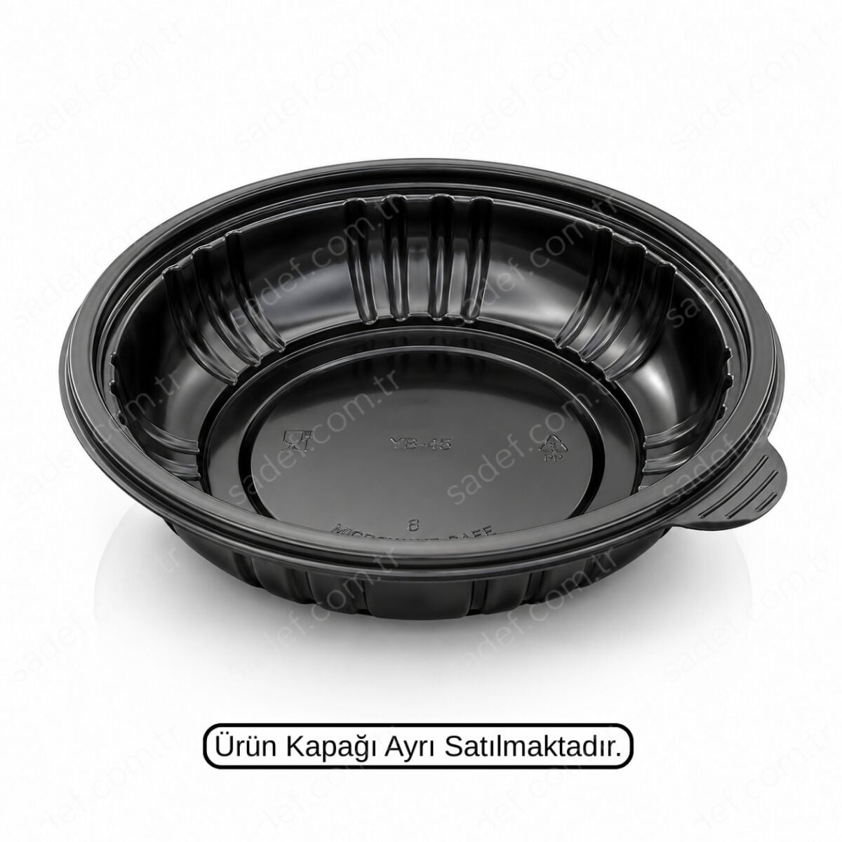 EL370 Ø220 PP SICAK SERVİS VE SALATA KABI 15 GR ELTRON SİYAH 280 ADET