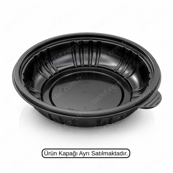 EL370 Ø220 PP SICAK SERVİS VE SALATA KABI 15 GR ELTRON SİYAH 280 ADET