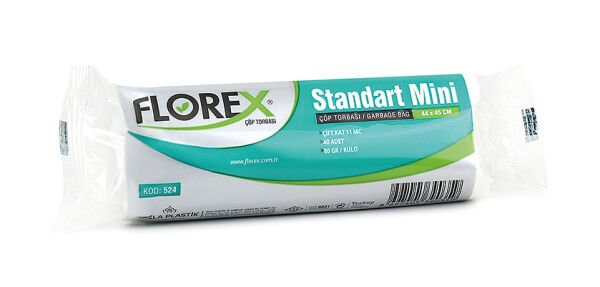 524 STD MİNİ ÇÖP POŞET 80 GR 40X50 AD 4 KG 11 MC BEYAZ