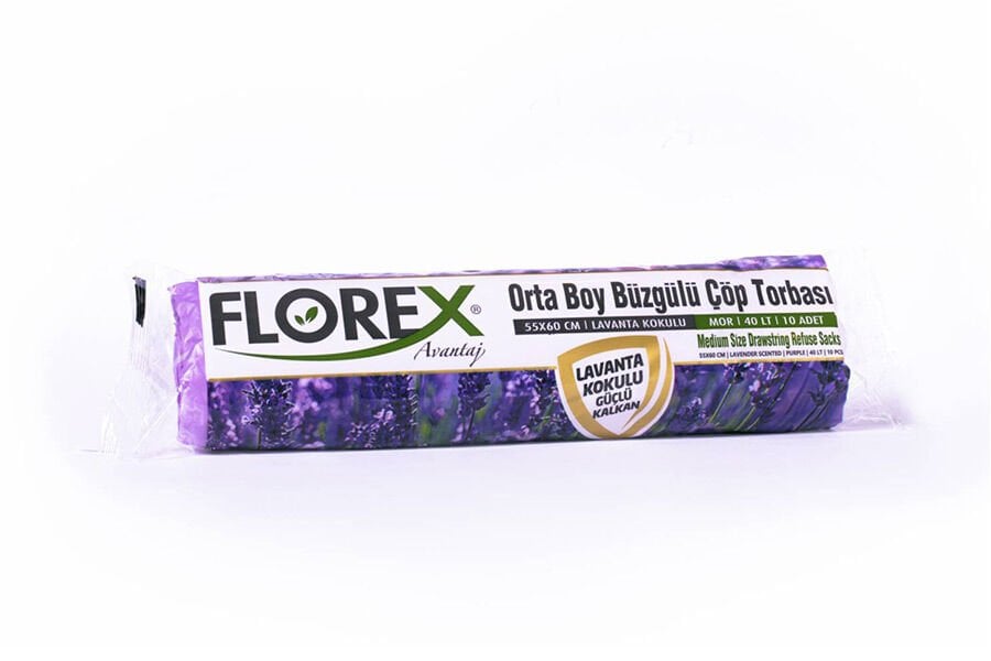 403 LAVANTA ORTA BÜZGÜLÜ ÇÖP POŞET 130 GR 10X25 AD 3,25 KG  43 MC
