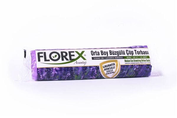 403 LAVANTA ORTA BÜZGÜLÜ ÇÖP POŞET 130 GR 10X25 AD 3,25 KG  43 MC