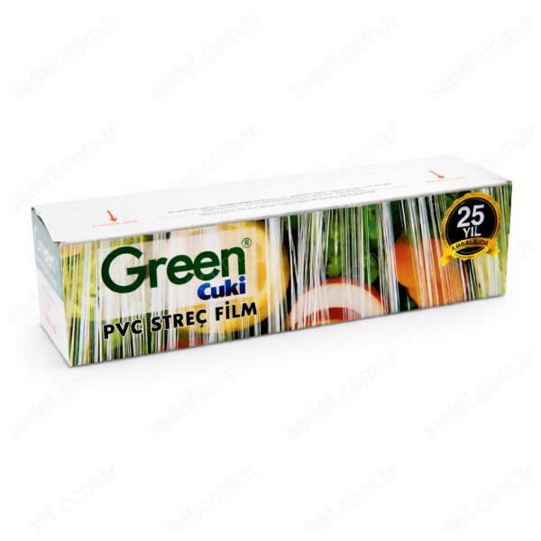 KUTULU GREEN 30X300 M 8 MİKRON STRECH FİLM X 12 ADET
