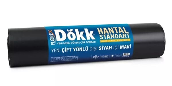 618 DÖKK HANTAL ÇÖP POŞET 1260 GR 10X10 AD 12,6 KG SİYAH