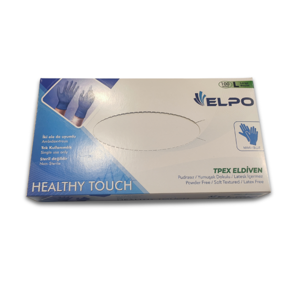 MAVİ HİBRİT PUDRASIZ ELDİVEN 100 AD LARGE X 40 PAKET
