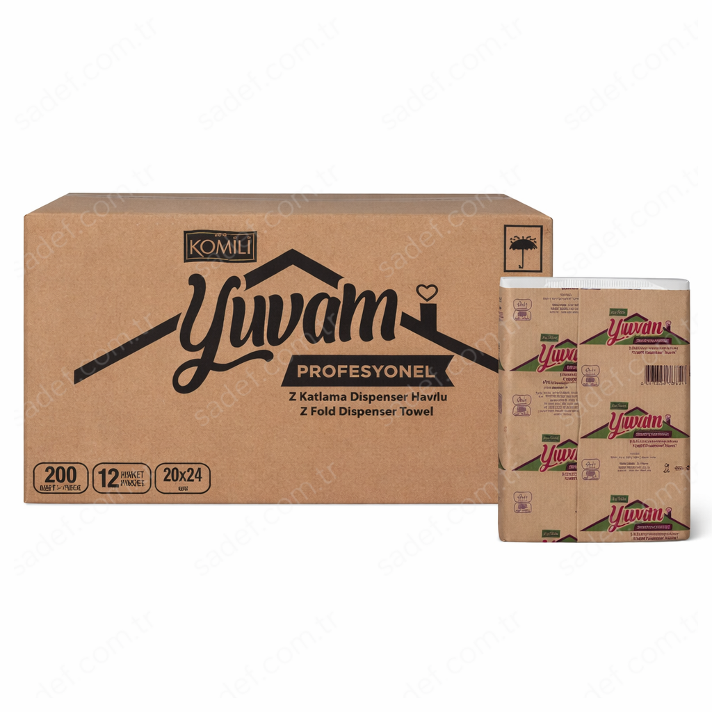 KOMİLİ 200X12 PK Z KATLI HAVLU ( 20X24 CM ) 4,4 KG