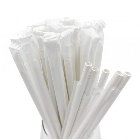 SARGILI KAĞIT PİPET 8 MMX240 MM 100 AD BEYAZ