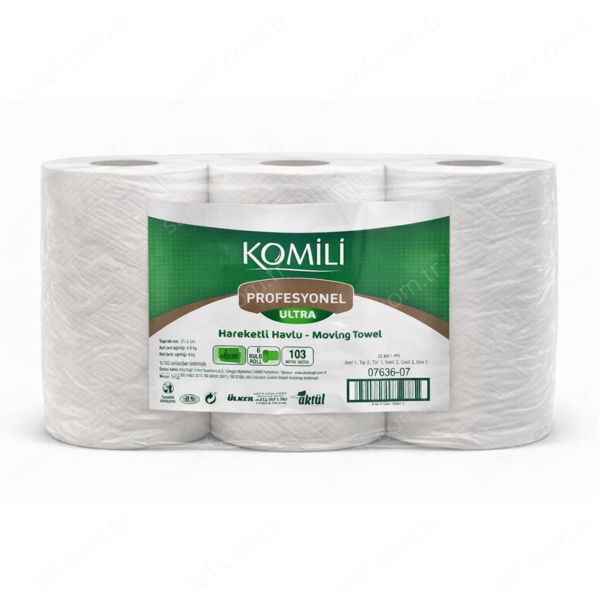 PRO KOMİLİ HAREKETLİ HAVLU ULTRA ( 21,2 CM ) 103M 6 AD 6 KG