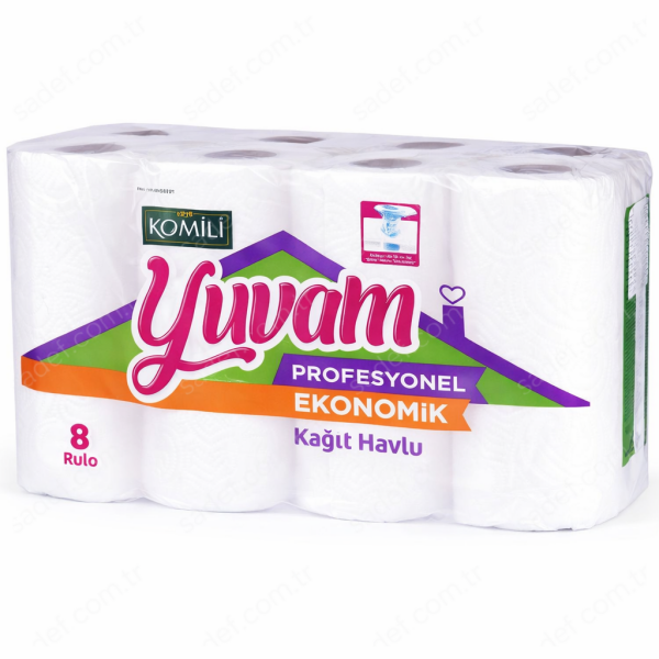 KOMİLİ EKO KAĞIT HAVLU 2 KATLI 24 AD