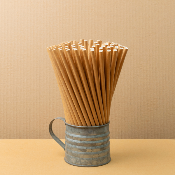 SARGILI KAĞIT PİPET 8 MMX240 MM 100 AD KRAFT