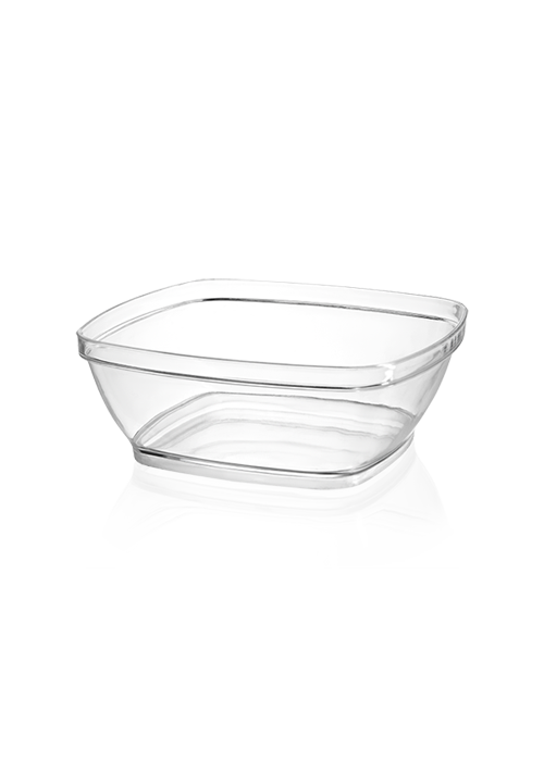 MAY322 KRİSTAL 250 CC KARMEN KARE KASE ŞEFFAF 500 ADET