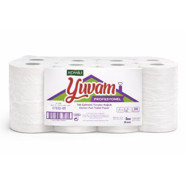 PRO KOMİLİ İÇTEN ÇEKMELİ TUVALET KAĞIDI ( 13,7 CM ) 200 M 6 AD 5,7 KG