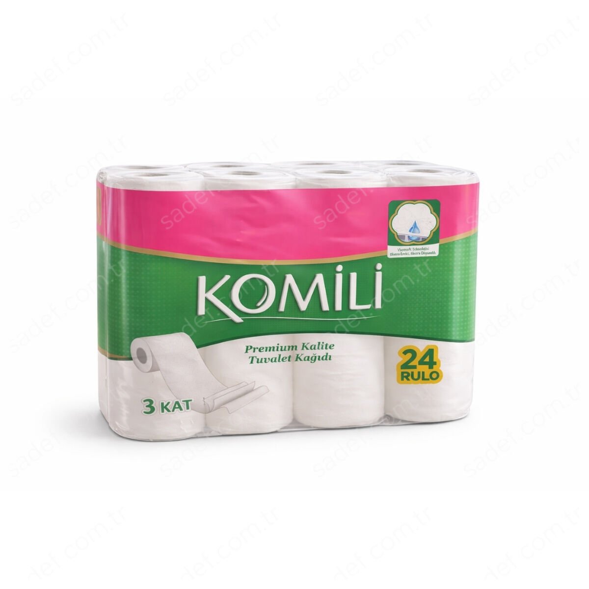 3 KATLI 72 Lİ KOMİLİ ULTRA TUVALET KAĞIDI 24 RL X 3 PKT