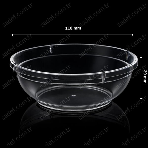 MAY302 KRİSTAL 160 CC SUPANGLE KASE ŞEFFAF 500 ADET