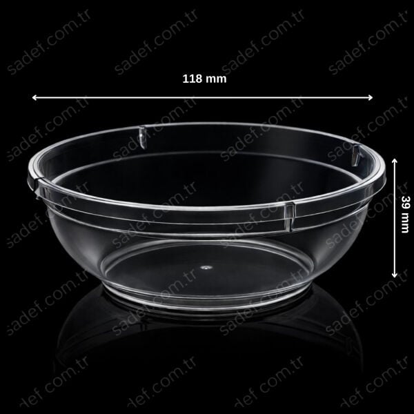 MAY302 KRİSTAL 160 CC SUPANGLE KASE ŞEFFAF 500 ADET
