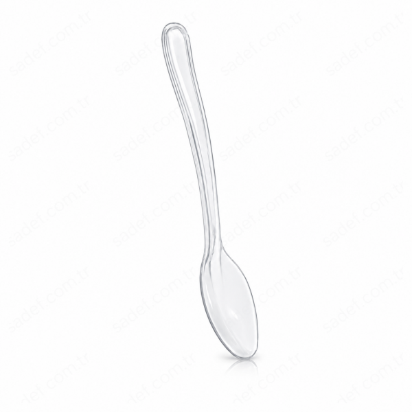 ŞEFFAF LÜX SUP DALGALI DONDURMA & TATLI KAŞIK 2,5 GR 100 ADET X 20 PAKET