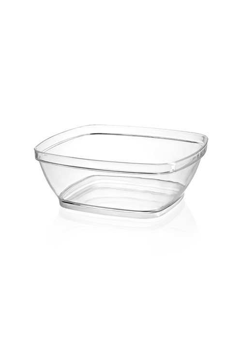 MAY322 KRİSTAL 250 CC KARMEN KARE KASE ŞEFFAF 500 ADET