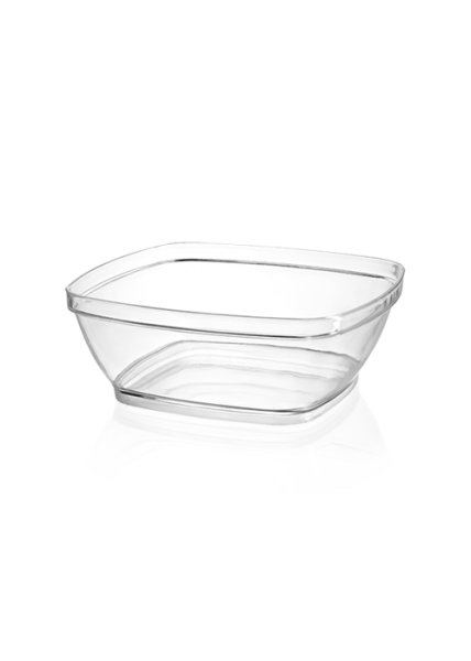 MAY322 KRİSTAL 250 CC KARMEN KARE KASE ŞEFFAF 500 ADET