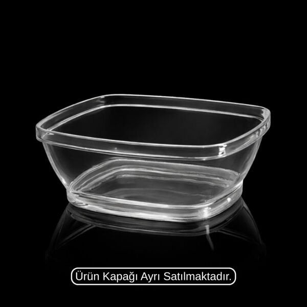 MAY322 KRİSTAL 250 CC KARMEN KARE KASE ŞEFFAF 500 ADET