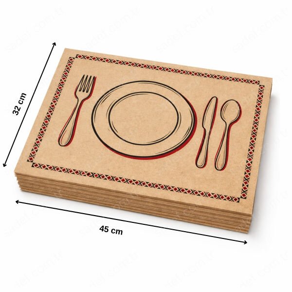 KRAFT AMERİKAN SERVİS 32X45 CM 100 AD X 10 PAKET