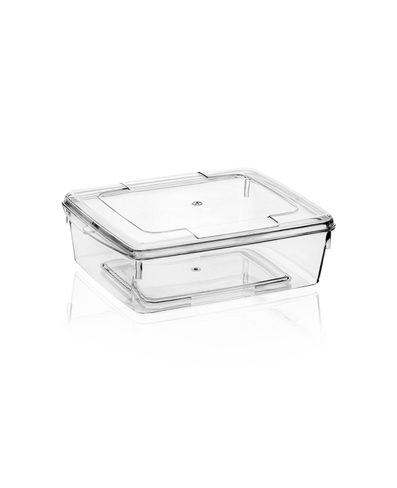 MAY240 KRİSTAL 500 CC KAPAKLI ORTA BOY BAL KASE ŞEFFAF 210 ADET