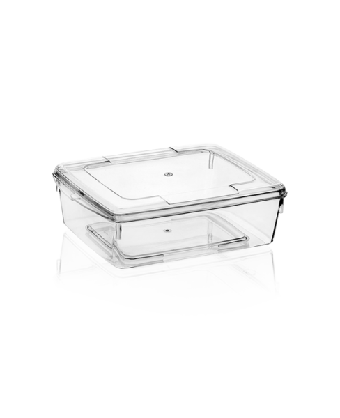 MAY240 KRİSTAL 500 CC KAPAKLI ORTA BOY BAL KASE ŞEFFAF 210 ADET