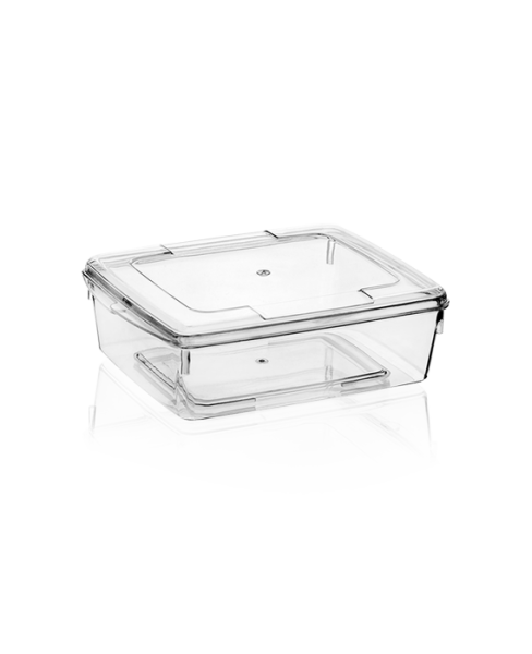 MAY240 KRİSTAL 500 CC KAPAKLI ORTA BOY BAL KASE ŞEFFAF 210 ADET