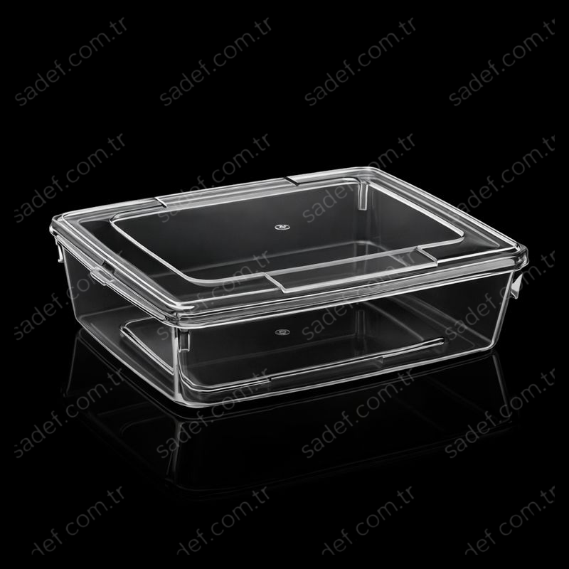 MAY240 KRİSTAL 500 CC KAPAKLI ORTA BOY BAL KASE ŞEFFAF 210 ADET