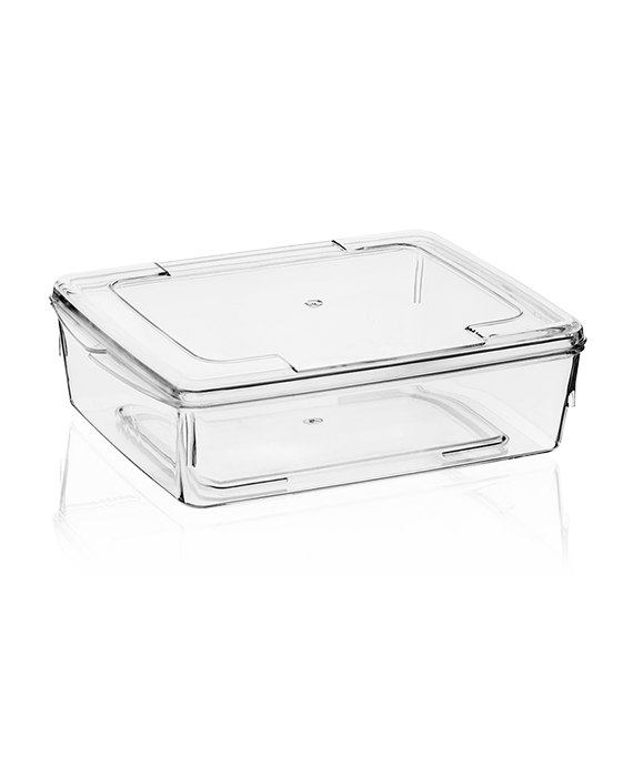 MAY250 KRİSTAL 600 CC KAPAKLI BÜYÜK BOY BAL KASE ŞEFFAF 140 ADET