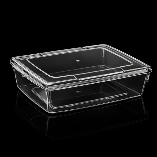 MAY250 KRİSTAL 600 CC KAPAKLI BÜYÜK BOY BAL KASE ŞEFFAF 140 ADET