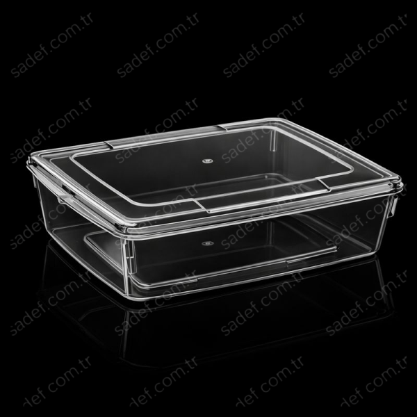 MAY250 KRİSTAL 600 CC KAPAKLI BÜYÜK BOY BAL KASE ŞEFFAF 140 ADET