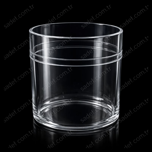 MAY318 KRİSTAL 330 CC TREND KAPAKLI KAVANOZ ŞEFFAF 210 ADET