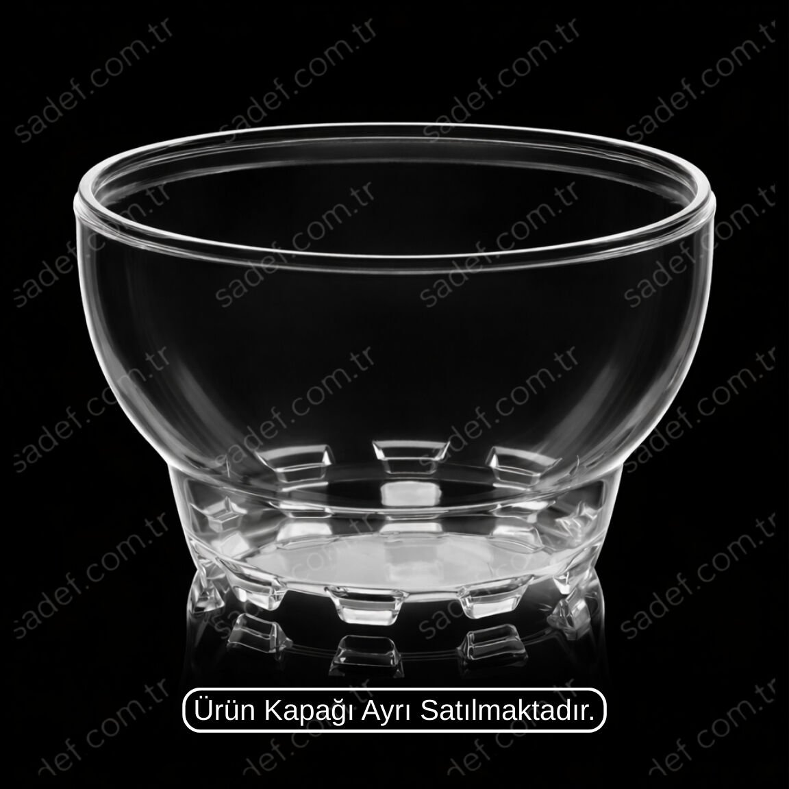 MAY346 KRİSTAL 300 CC KARAMAN KASE ŞEFFAF 500 ADET