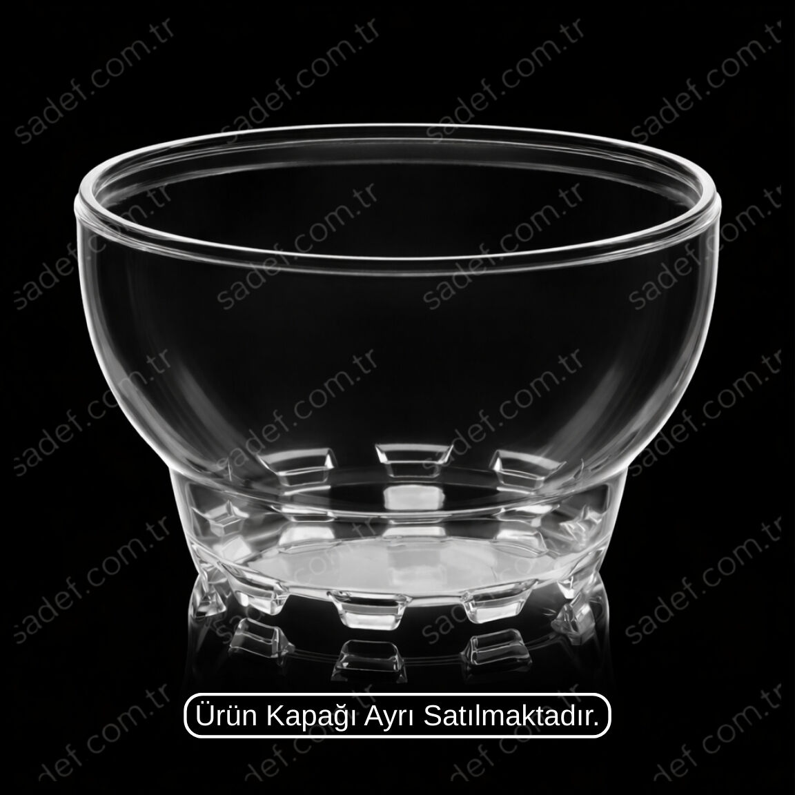 MAY346 KRİSTAL 300 CC KARAMAN KASE ŞEFFAF 500 ADET