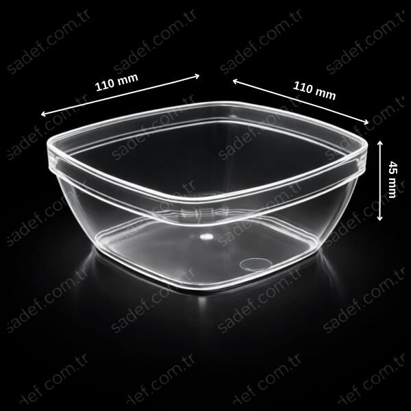 MAY323 KRİSTAL 300 CC KARMEN KASE ŞEFFAF 500 ADET