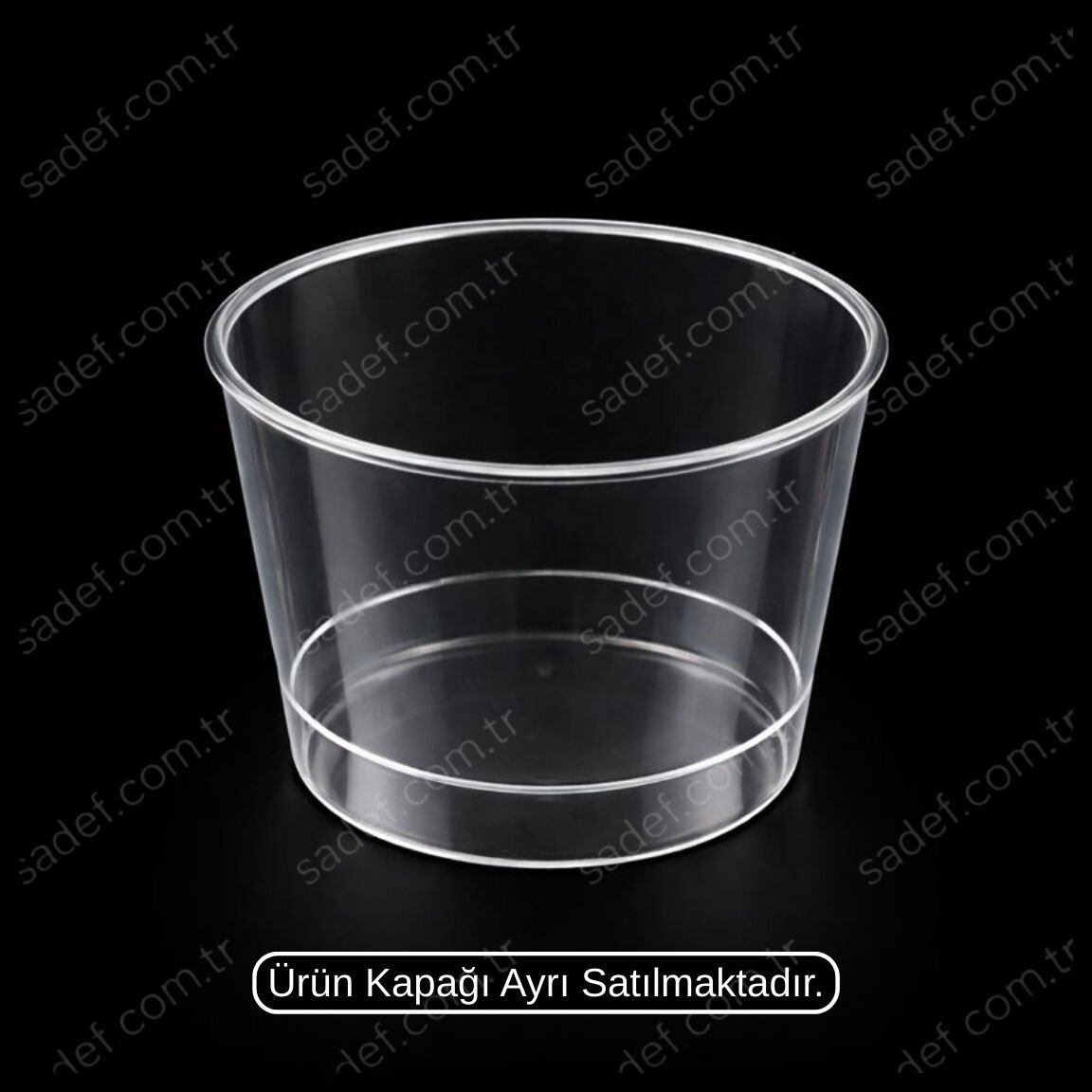 MAY356 250 CC BODEGA KAP ŞEFFAF 300 ADET