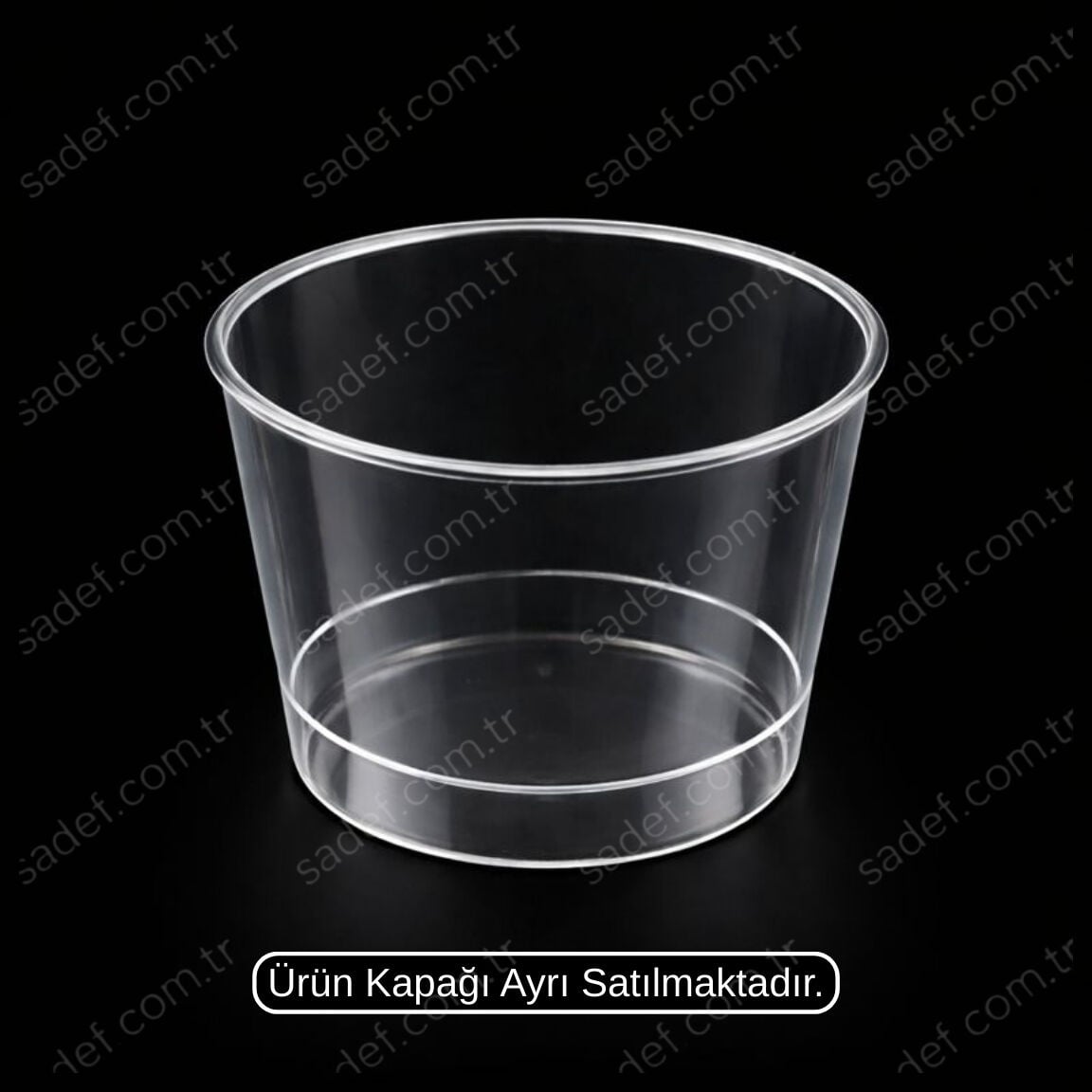 MAY356 250 CC BODEGA KAP ŞEFFAF 300 ADET