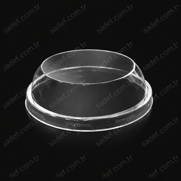 100 MM BOMBE KAPAK DELİKSİZ ŞEFFAF 100 ADET