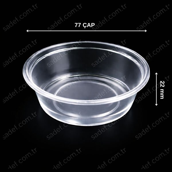 50 CC PANDA KASE ŞEFFAF 1000 ADET