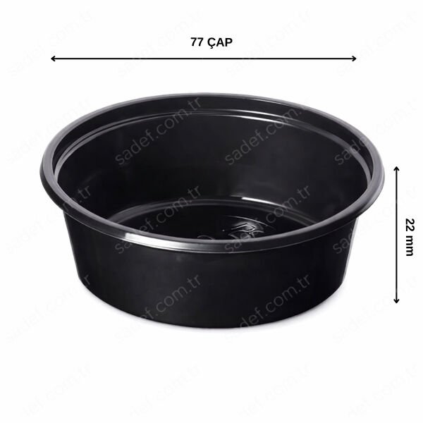 50 CC PANDA KASE SİYAH 1000 ADET