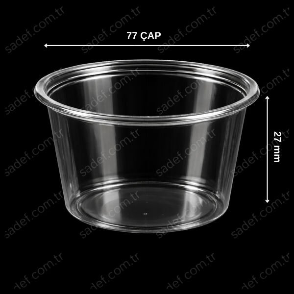 80 CC PANDA KASE ŞEFFAF 1000 ADET