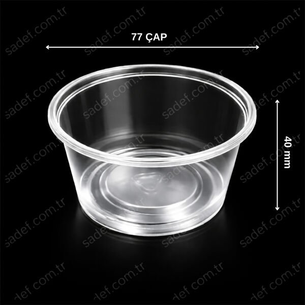 100 CC PANDA KASE ŞEFFAF 1000 ADET