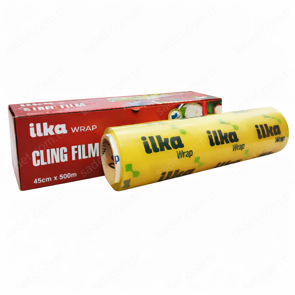 KUTULU İLKA 45X500 M 8 MİKRON STRECH FİLM X 4 ADET