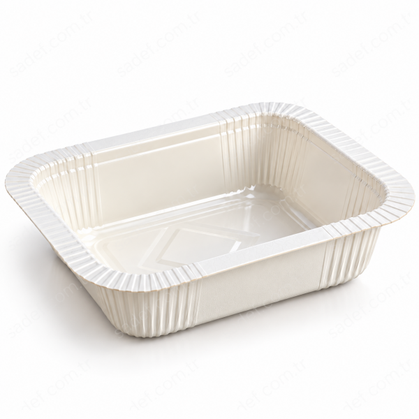 NP-02 150X120X41 MM - 420 ML FIRINLANABİLİR KARTON KAP BEYAZ 900 ADET