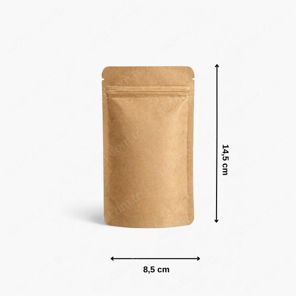 KRAFT ALÜMİNYUM KİLİTLİ DOYPACK 8,5X14,5 3000 ADET