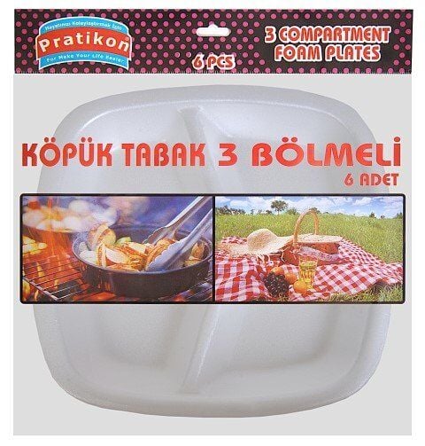 6 LI 3 GÖZ KÖPÜK TABAK X 48 PAKET