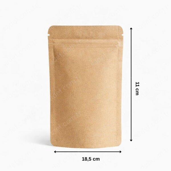 KRAFT ALÜMİNYUM KİLİTLİ DOYPACK 11X18,5 2000 ADET
