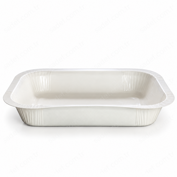 NP-18 230X170X40 MM - 1000 ML FIRINLANABİLİR KARTON KAP BEYAZ 400 ADET