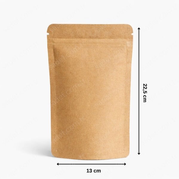 KRAFT ALÜMİNYUM KİLİTLİ DOYPACK 13X22,5 2000 ADET