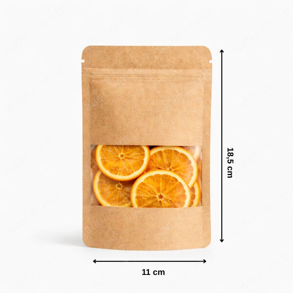 KRAFT PENCERELİ KİLİTLİ DOYPACK 11X18,5 2000 ADET
